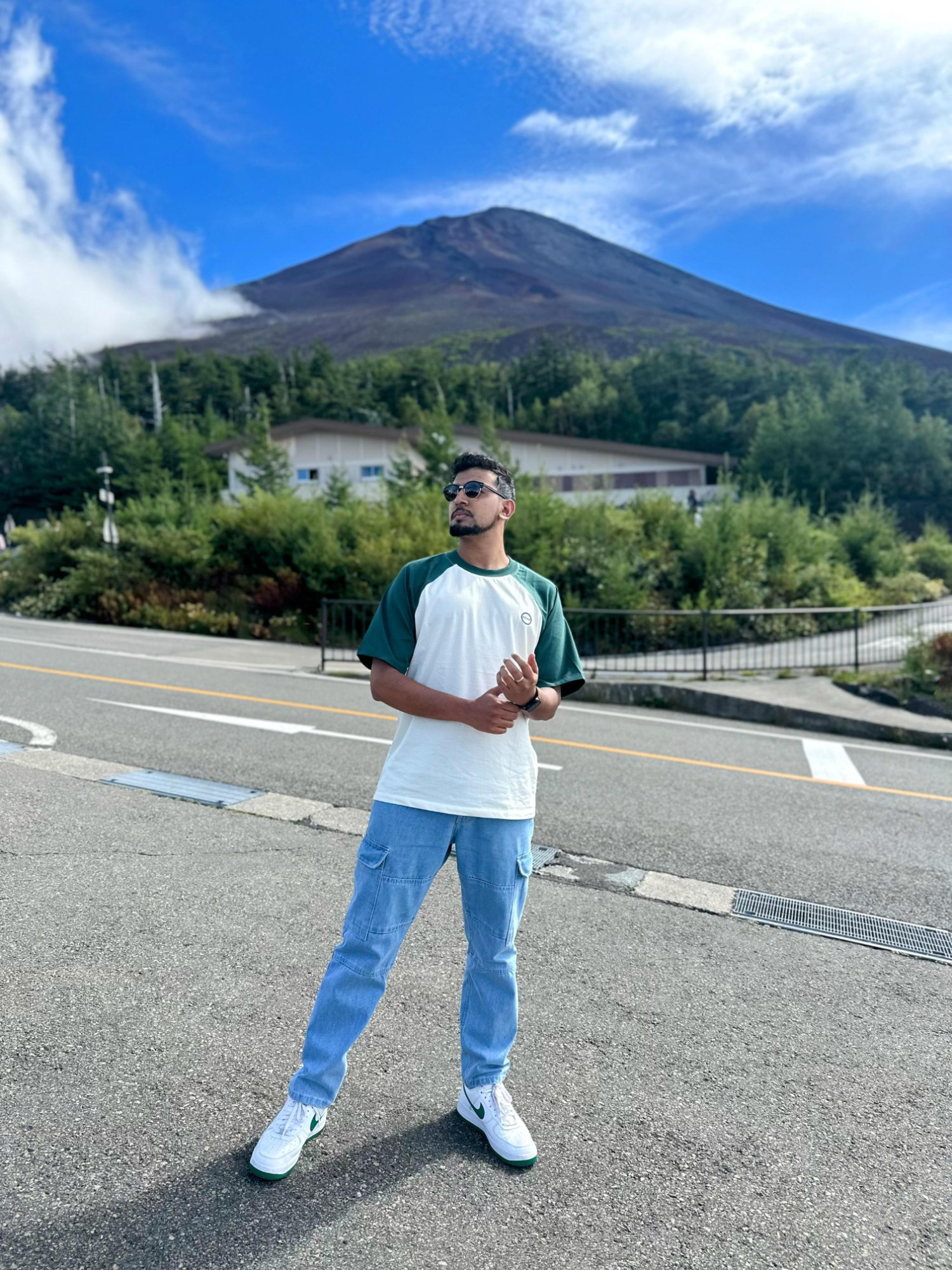 Atif Shaik at Mt. Fuji, Japan